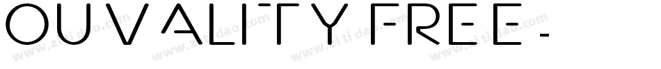 Ouvality FREE字体转换